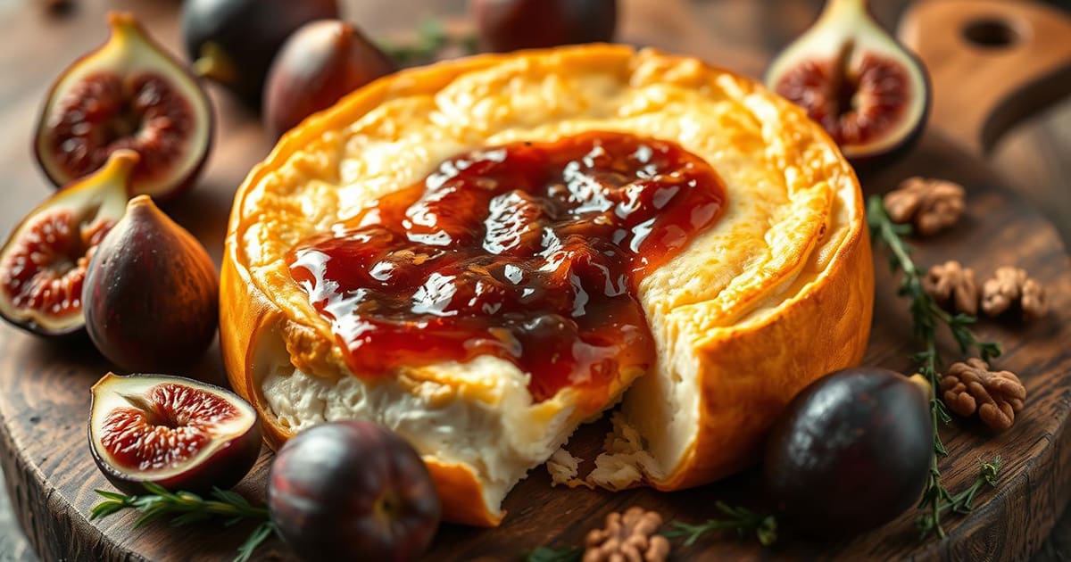 Featured image for Baked Brie with Fig Jam Appetizer