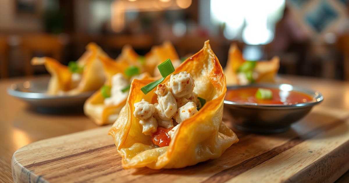 Featured image for Baked Crab Rangoon Appetizer