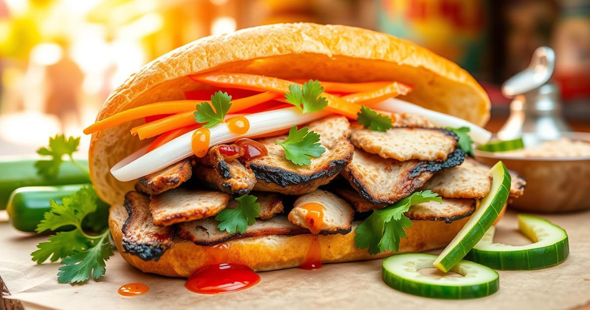Featured image for Banh Mi Sandwich: A Delicious Handheld Meal