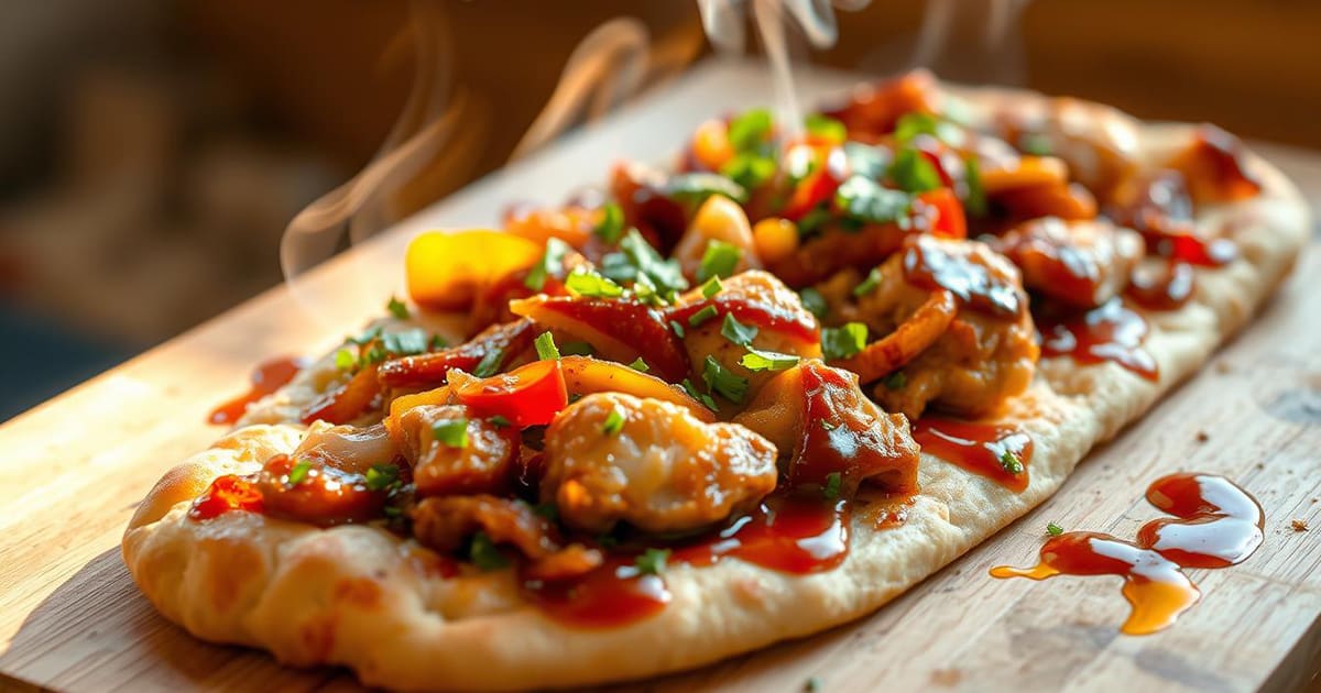 Featured image for BBQ Chicken Flatbread Recipe