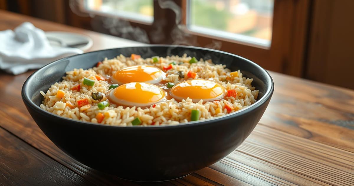 Featured image for Breakfast Fried Rice Recipe