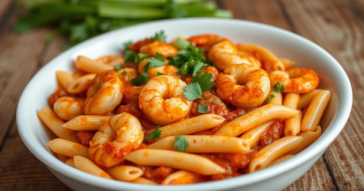 Featured image for Cajun Shrimp Pasta Recipe: A Comforting Pasta Dish