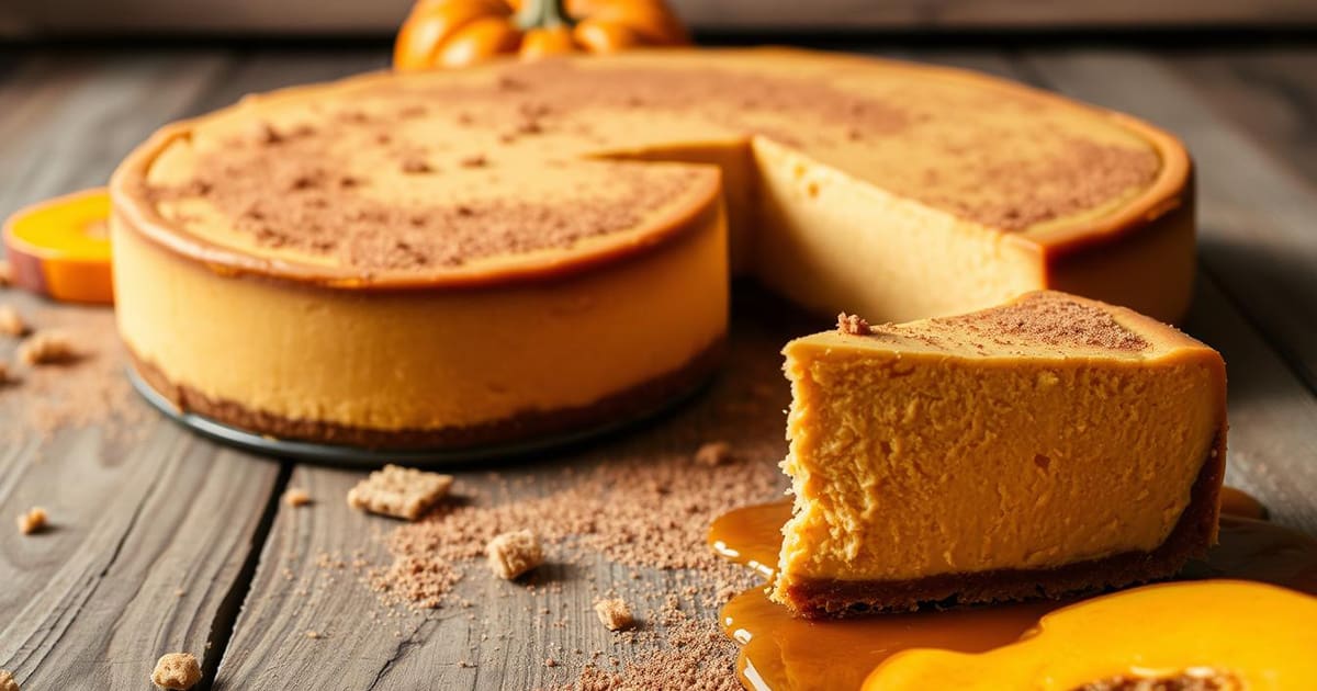 Featured image for Celebrate National Pumpkin Cheesecake Day
