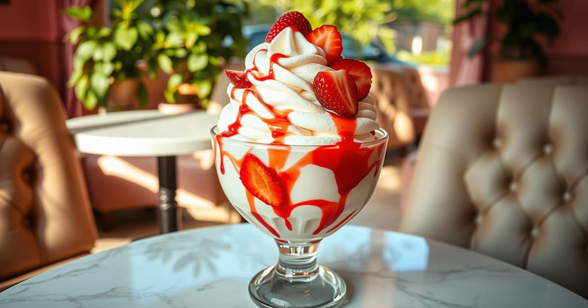 Featured image for Celebrate National Strawberry Sundae Day