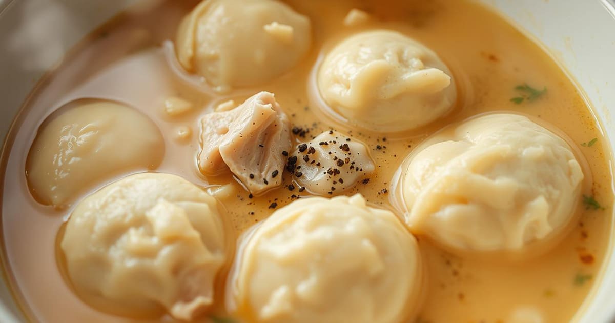Featured image for Chicken and Dumplings Recipe