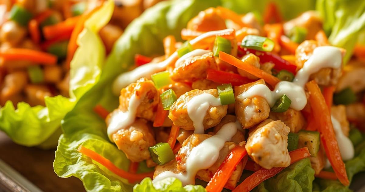 Featured image for Chicken Lettuce Cups