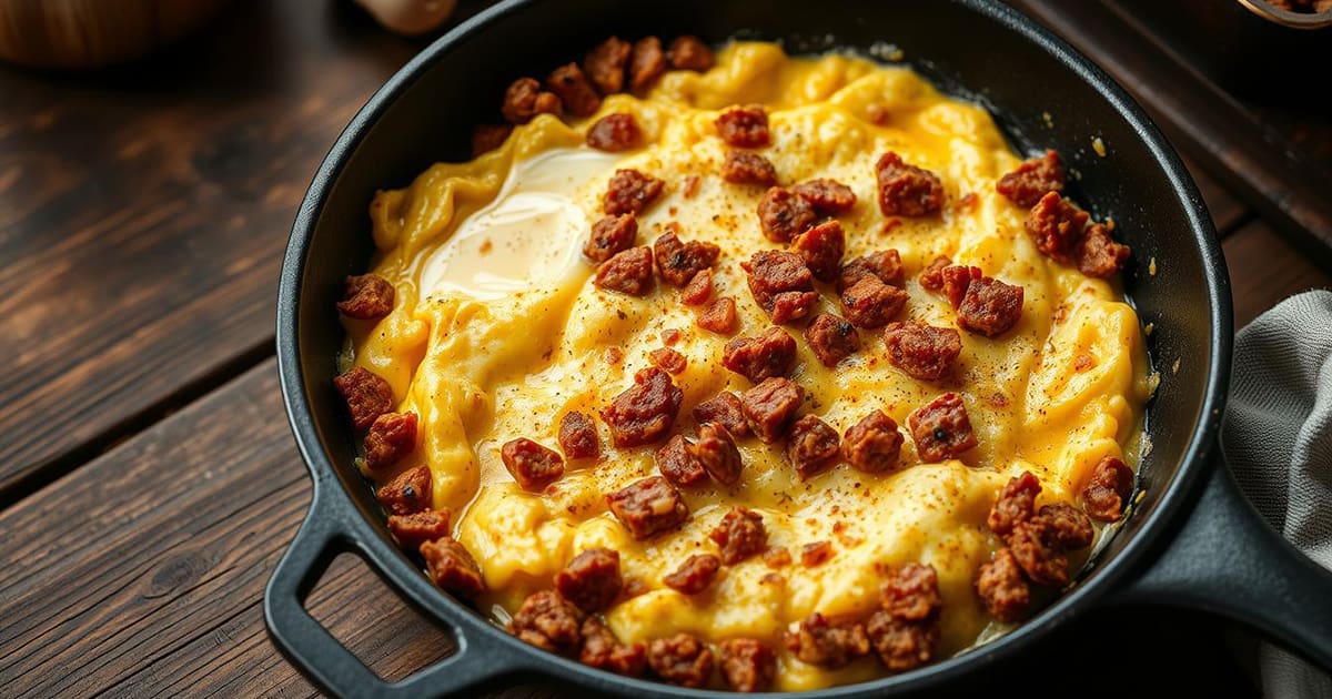 Featured image for Chorizo and Egg Scramble Recipe