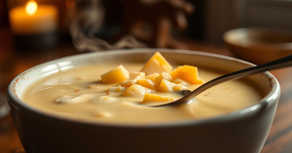 Featured image for Creamy Cheese Soup Recipe: Perfect for Cold Weather