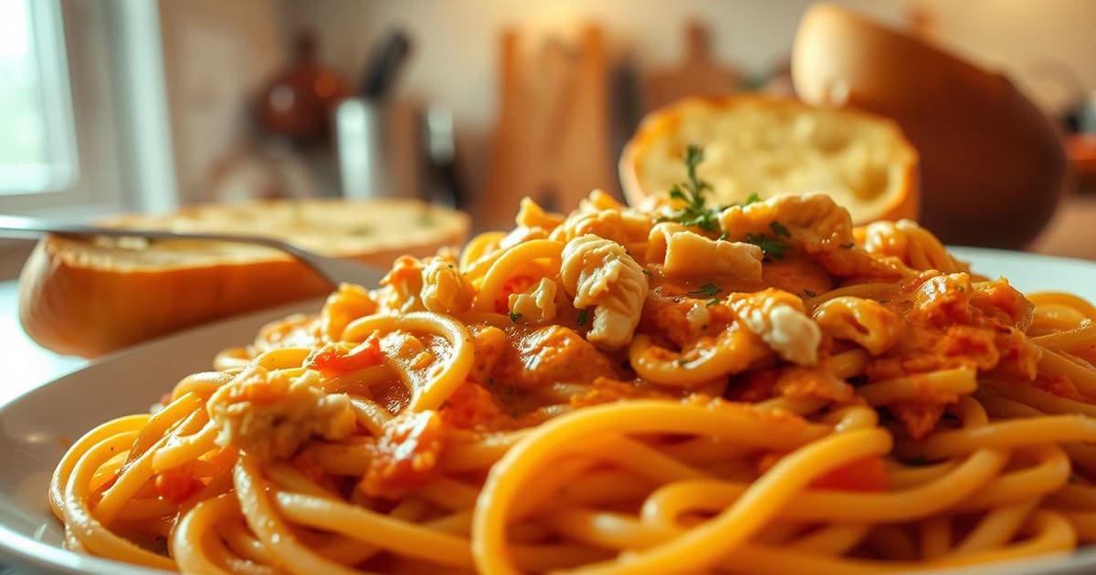 Featured image for Creamy Chicken Spaghetti Recipe for Busy Weeknights