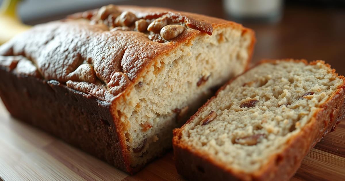 Featured image for Easy Moist Banana Bread with Simple Ingredients