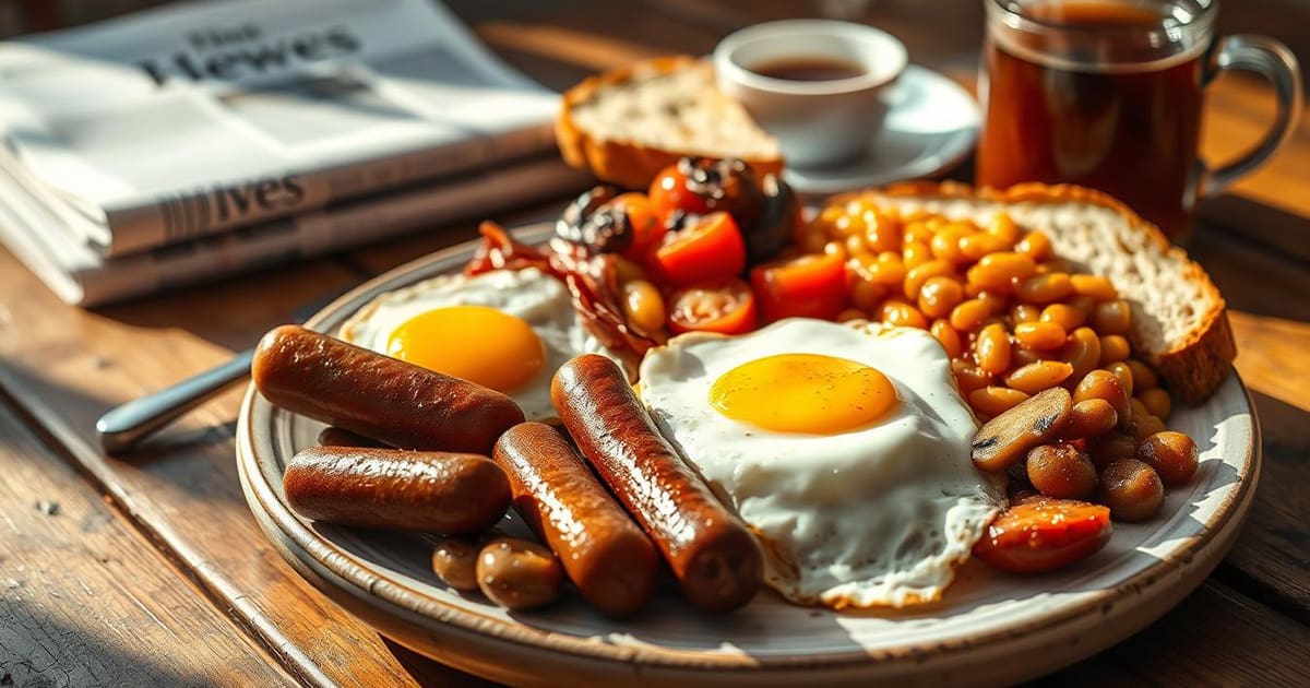 Featured image for Full English Breakfast Recipe: Traditional & Hearty