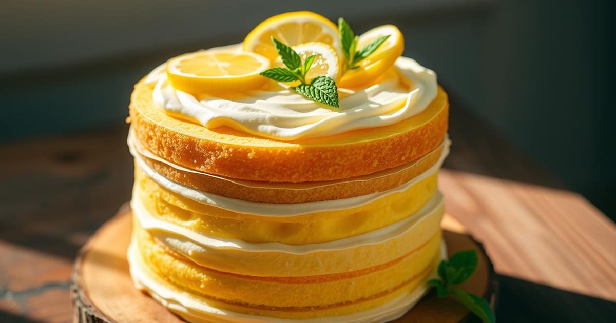 Featured image for It’s National Lemon Chiffon Cake Day!