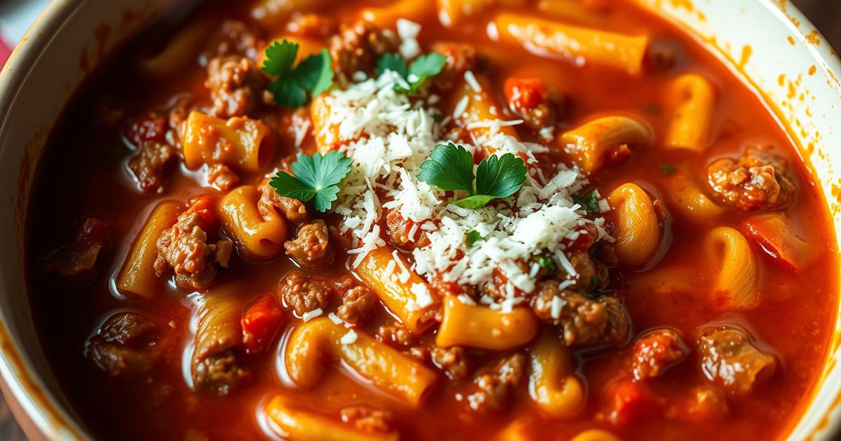 Featured image for Lasagna Soup Recipe: All the Flavors Without the Fuss