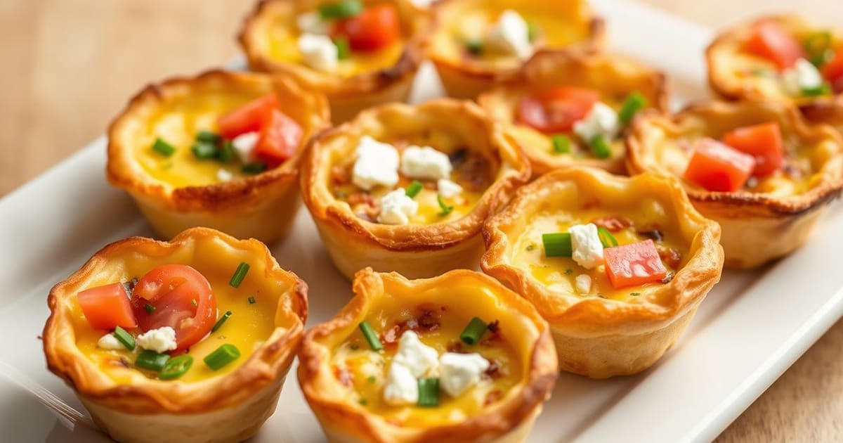 Featured image for Mini Quiches Appetizer
