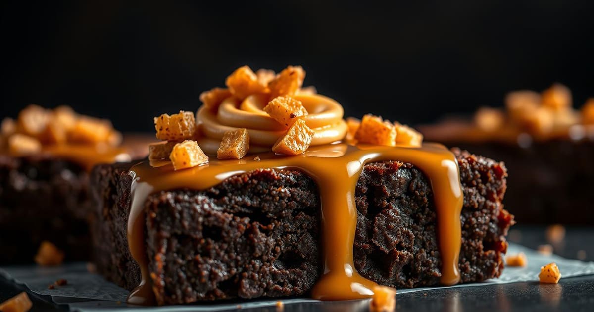 Featured image for Miso Caramel Brownies: Sweet & Savory Dessert Fusion
