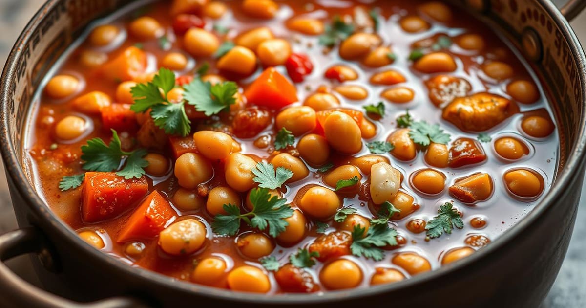 Featured image for Moroccan Chickpea Stew: A Flavorful Vegan Dish