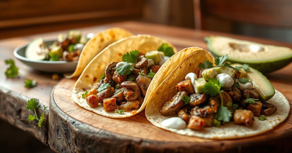 Featured image for Mushroom Vegan Tacos: Umami-Packed Plant-Based Tacos