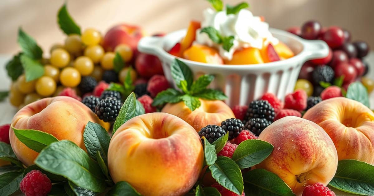 Featured image for National Peaches and Cream Day: Delicious Delight