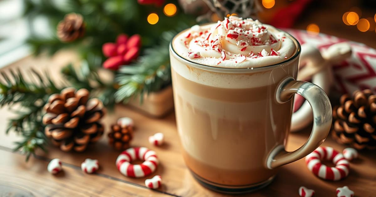 Featured image for National Peppermint Latte Day: Festive Sips