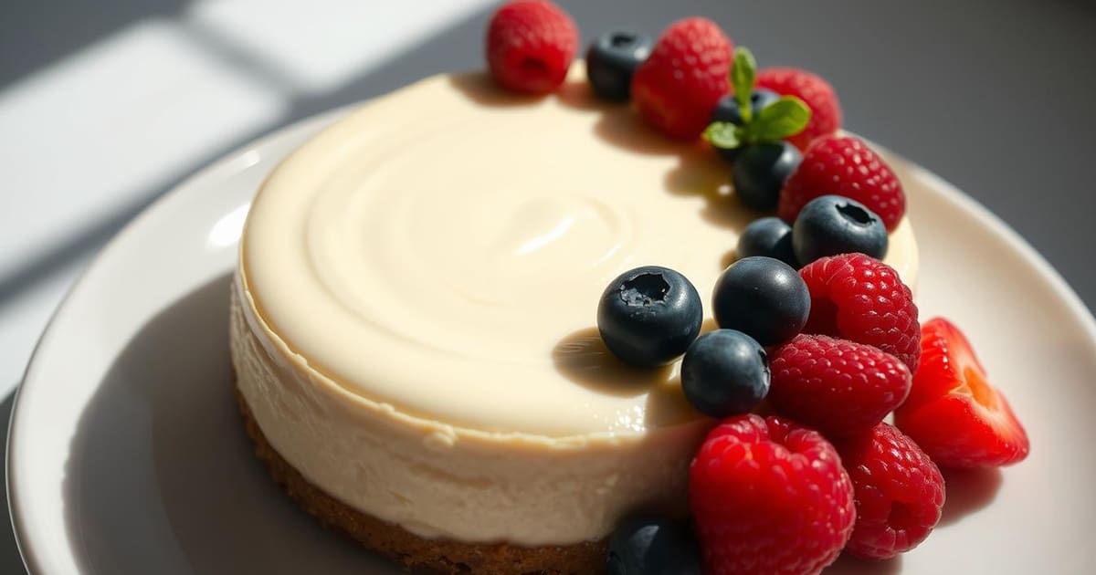 Featured image for No-Bake Cheesecake Recipe: Creamy & Hassle-Free Dessert