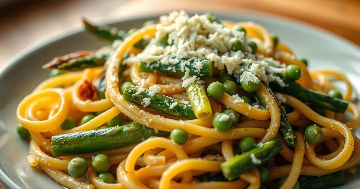 Featured image for Pasta Primavera Pasta Dish Recipe