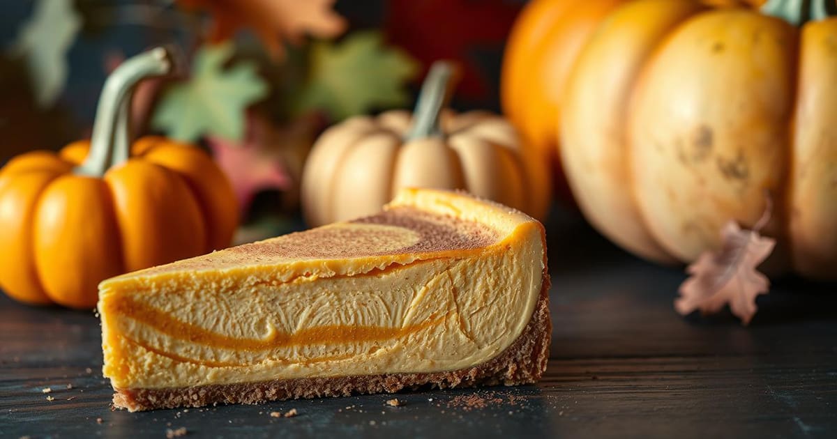 Featured image for Pumpkin Cheesecake Dessert Recipe
