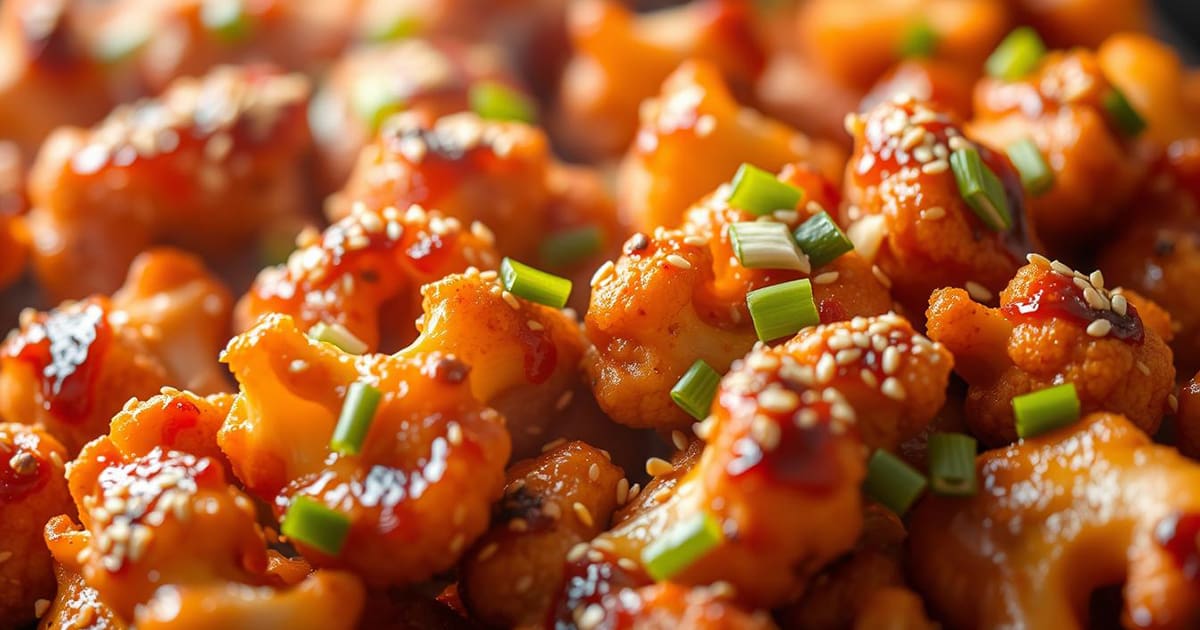 Featured image for Savor the Spice: Korean BBQ Cauliflower Wings