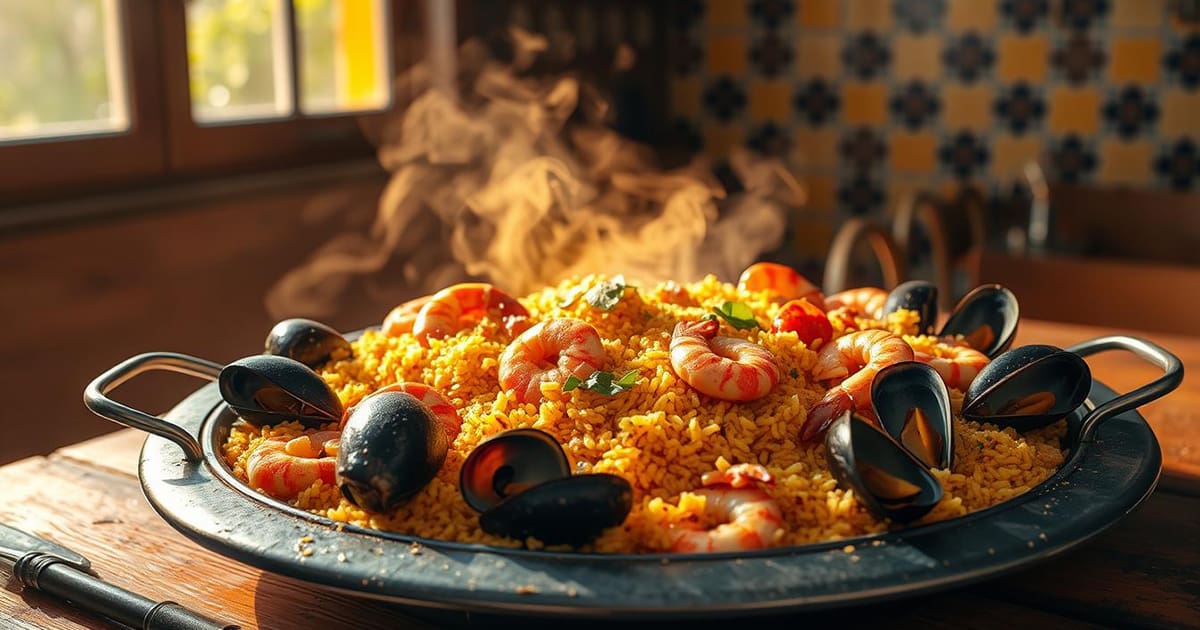 Featured image for Spanish Paella Day Recipes with Saffron and Seafood