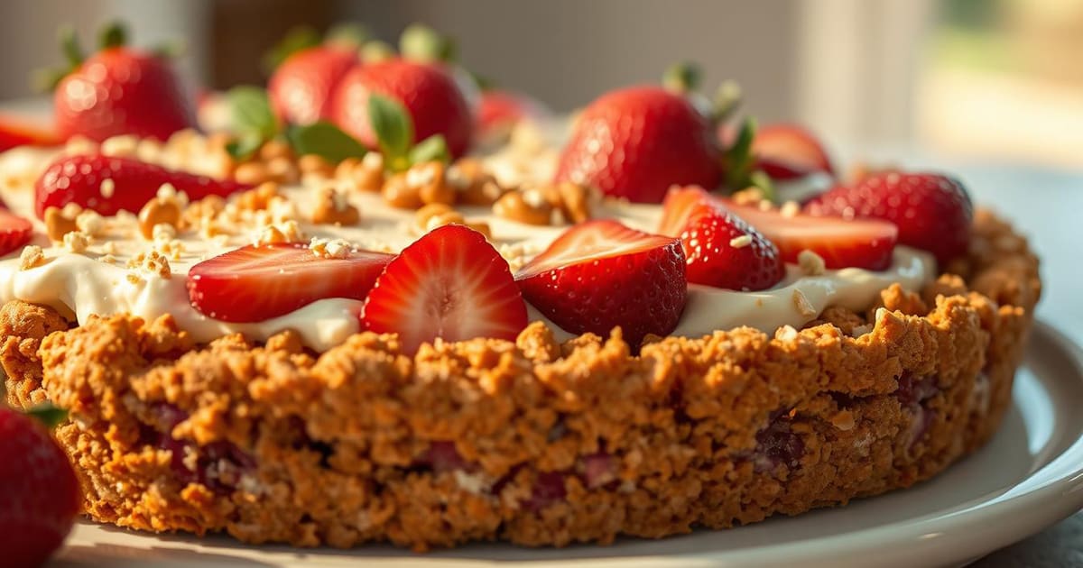 Featured image for Strawberry Pretzel Salad Recipe: Sweet, Salty & Classic