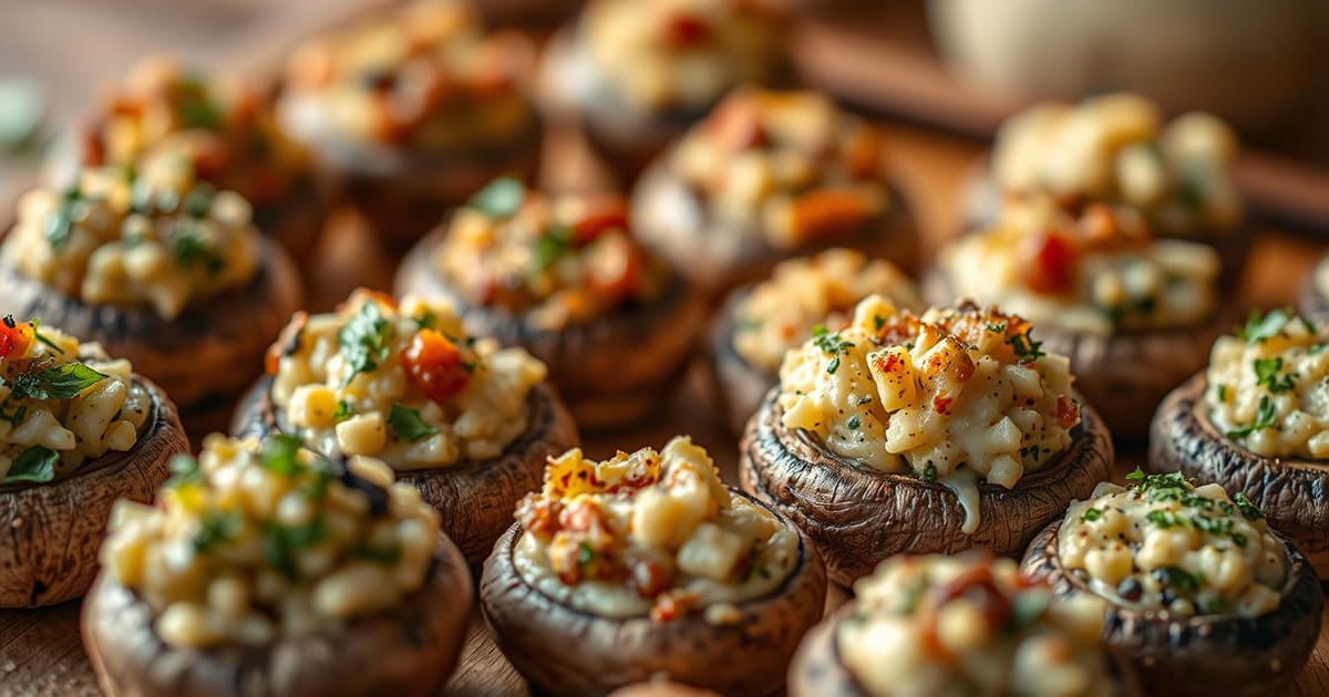 Featured image for Stuffed Mushroom Day Appetizers Packed with Savory Flavor