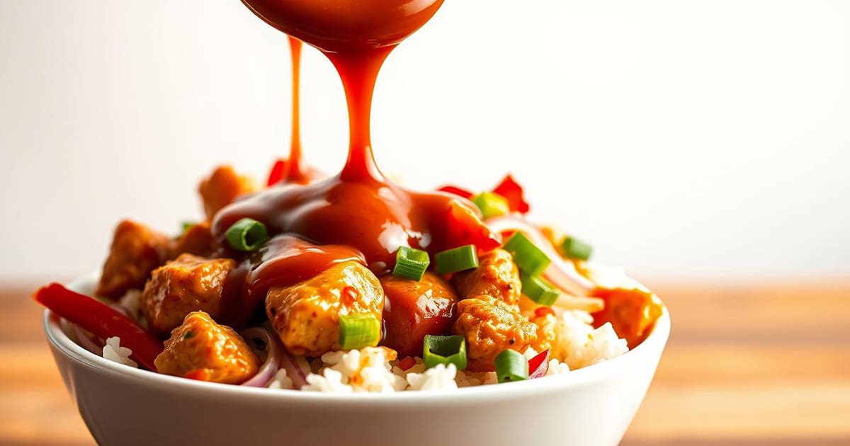 Featured image for Sweet Chili Chicken Rice Bowl