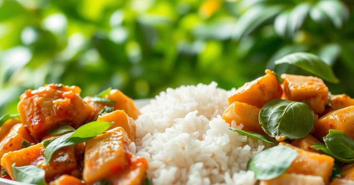 Featured image for Thai Basil Chicken Pad Krapow Recipe
