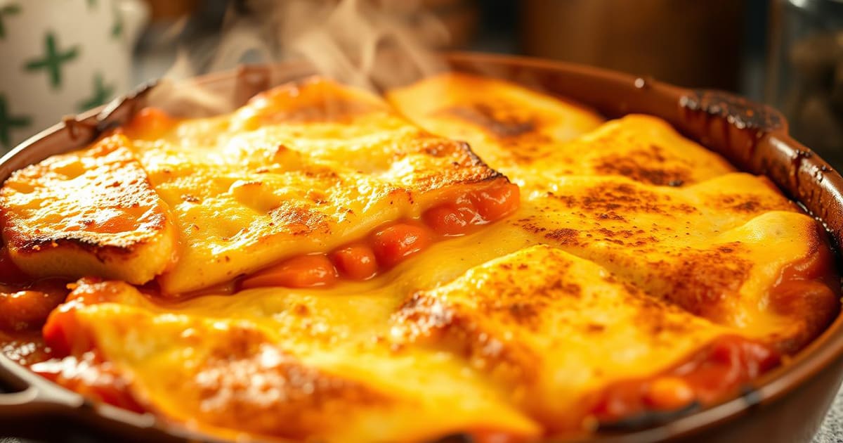 Featured image for Tomato Soup & Grilled Cheese Casserole: Classic Combo Reinvented