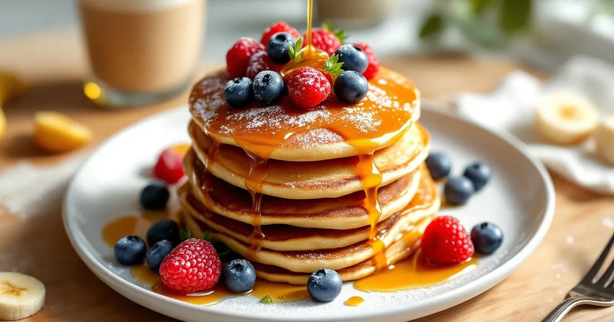 Featured image for Vegan Pancakes Recipe for Fluffy Mornings