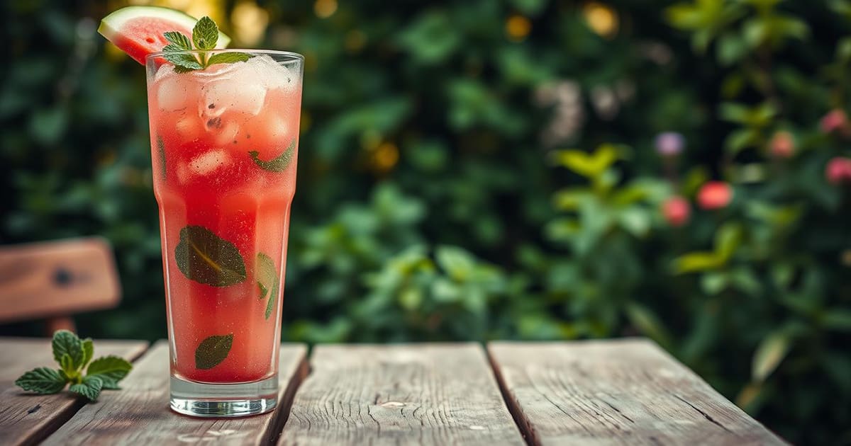 Featured image for Watermelon Mint Slush