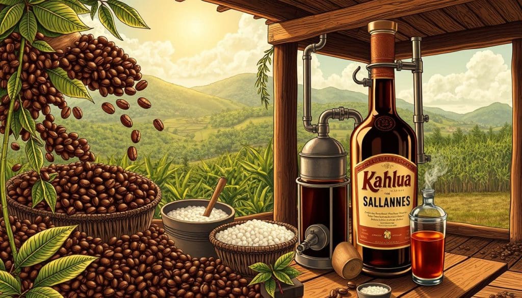 Kahlua production process
