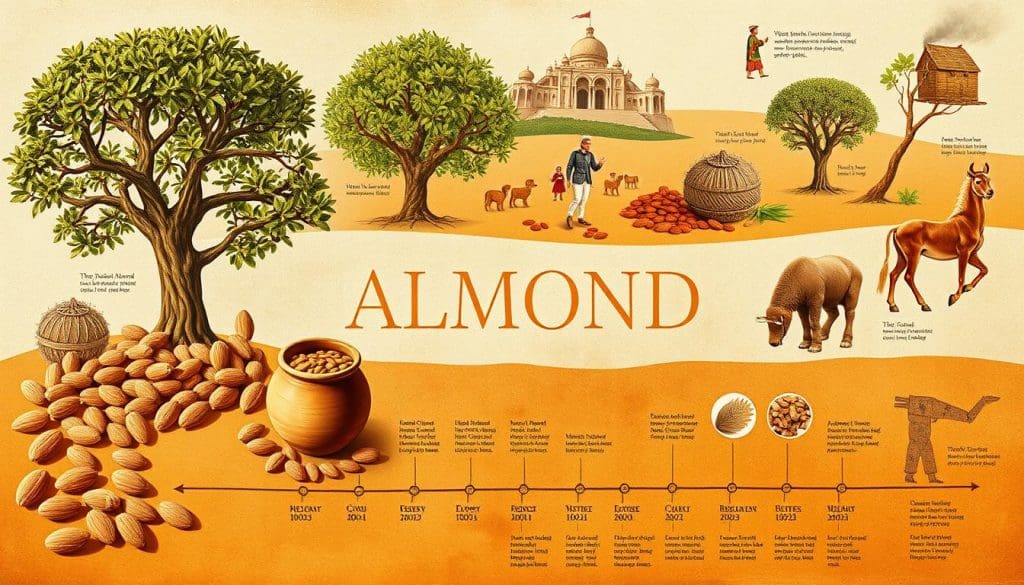 almonds history