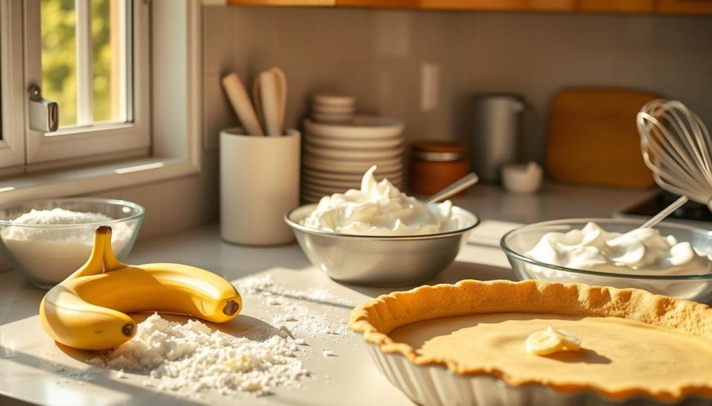 banana cream pie preparation