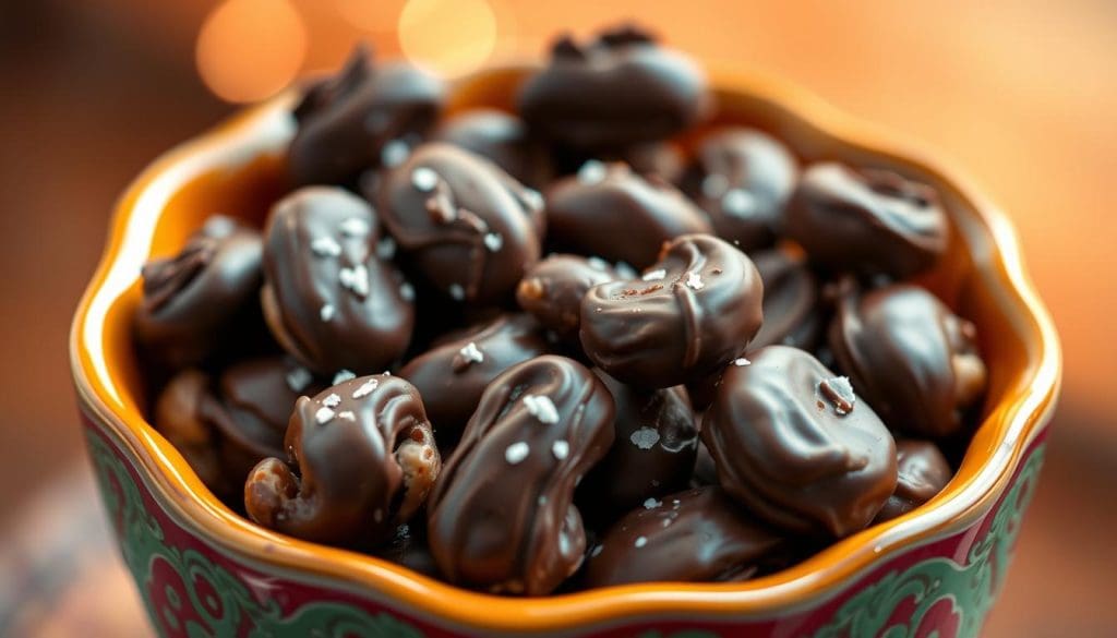 chocolate-coated peanut snacks chocolate-coated peanut snacks